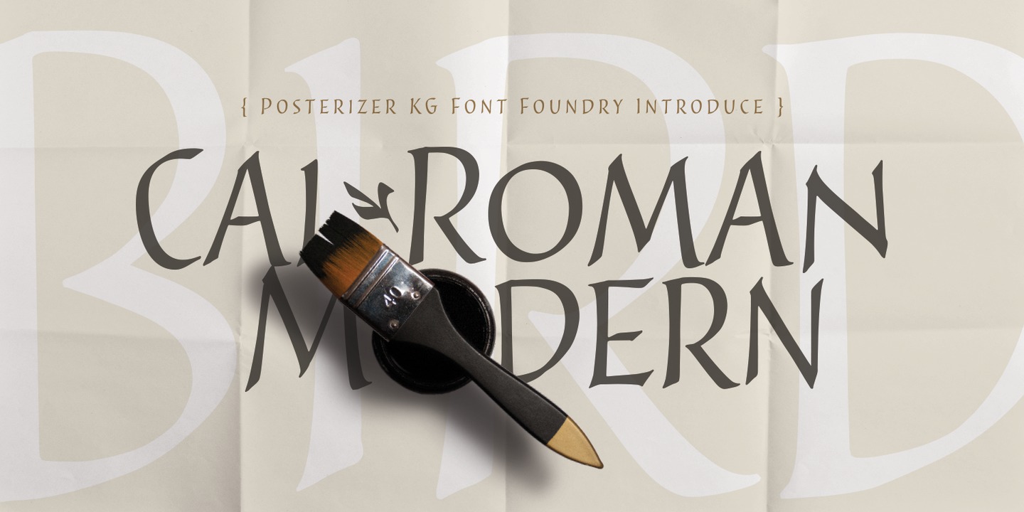 Пример шрифта Cal Roman Modern Regular